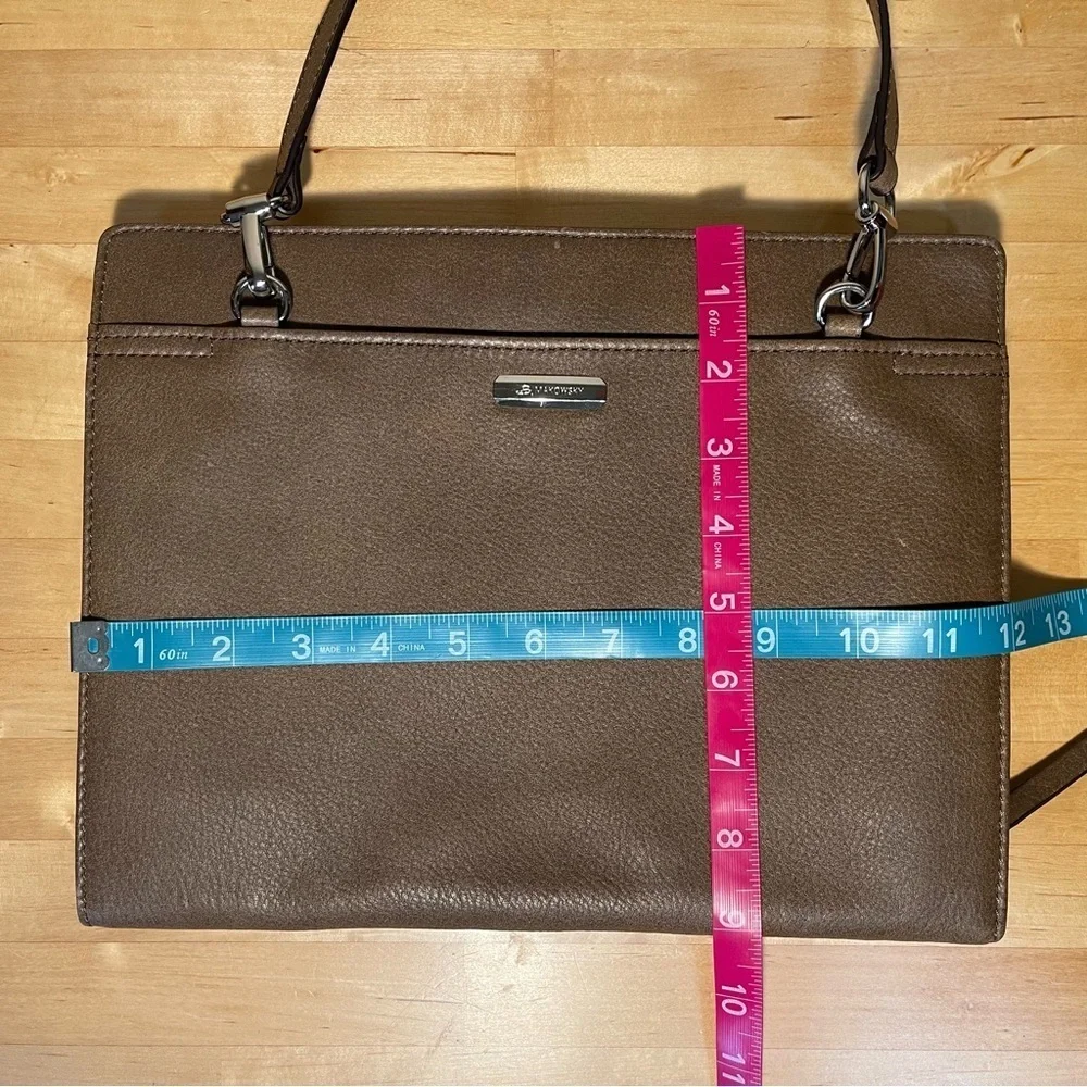 B. Makowsky iPad Leather Folder with straps
